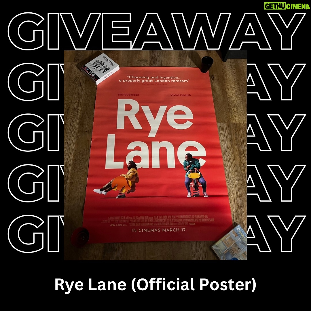 Mike Pecci - 195 Likes - IT’S GIVEAWAY TIME!!
Here’s a list of what’s up for grabs:
1. The Last Dance (limited edition) & The Darjeeling Ltd (Criterion Collection)
2. Official Posters: Poor Things, Sisu, Furiosa, Rye Lane
3. 12KM screenplay — signed by the director himself @mikepecci
HOW TO ENTER:
1. Like and Share this post onto your story
2. Tag 3 of your movie nerd friends in the comments section
3. Follow @churchofcinema
4. Follow @mikepecci
Bonus: DM @mikepecci your top 3 horror movies for a chance to get a private link for his latest horror movie, ‘Who’s There?’
Deadline to enter is 31 JULY 2024.
The 3 winners will be announced on 01 AUGUST 2024.
Feel free to message me @churchofcinema for more information ℹ️.
GOOD LUCK 🤞🏽
•
•
•
•
•
#giveaway #cinema #movieposter #movieposters #filmposter #filmposters #thelastdance #criterioncollection #giveawayuk #giveaways