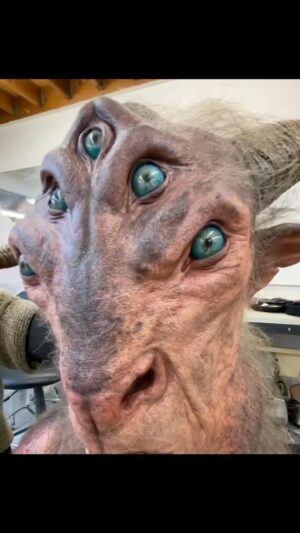 Mike Pecci Instagram - Can you imagine how cool it must be to light a shoot this? Practical FX are the best! Go show love to the artists that made this! Reposted: The demon created At Joel  Harlow’s @chickenfist Morphology FX for Evil TV.
@monstermaniafx sculpted the head, teeth and art directed the body @leland.stewart sculpted. 
Hair work @brookebarkermua 
Molding @libertogil @chrisbaer8273 @joshuasaks John Hoffman
Foam Bill Fesh
Eyes by @rob_hinderstein 
Mechanics @criswell111 
Painting by @studio_aki 
Fabrication @lemyhime 
And last but not least @martimatulis performs as the Manager Demon.