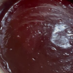 Mike Pecci Instagram - Making homemade blueberry bbq sauce. Listen to the podcast for the full recipe on how to smoke baby back ribs. @inlovewiththeprocesspod
