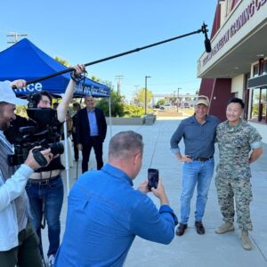 Mike Rowe Instagram - First of all, I want to thank everyone for your enduring patience as I continue to relentlessly plug the release of Something to Stand For, my shamelessly patriotic love-letter to America that appears in theaters nationwide today. I wanted to do something special for Independence Day, and this is it. Unfortunately, I suspect that many of you will be wondering if there’s anything left to stand for after today’s debate, which just happens to coincide with the release of this film.
 
Like you, I’m exhausted by the whole Bread and Circus dynamic and really wish our media would demand from the candidates a few concrete solutions to the problems vexing so many today. Alas, I doubt that will come to pass. Might I suggest, in the wake of all the angst and foreboding that will surely follow this bit of Kabuki, that you find a theater with the good sense to present my modest little film, and see for yourself the evidence that proves there are still a few things we can all agree are worth standing for?
 
Also, I’d like to thank the hundreds of Marines and Sailors who came out to see an advance screening of Something to Stand For at Camp Pendleton last Monday. I suppose I could have held the premiere in Hollywood or New York, but really – why would I do that? The movie was shot almost entirely in Oklahoma, and features over 300 actors from that great state, all of whom helped me pay an honest tribute to the people who built our country, and to those who defend it today. I can’t imagine a better venue, or a finer audience, than the one I encountered a few days ago. A special thanks to all those who waited in line afterwards to say hello and grab a pic. I’m flattered, and in your debt.
 
As for the rest of you, you know what’s coming next. Go watch the trailer if you haven’t seen it and get your tickets. Our house might be feeling a bit wobbly at the moment, but we’re built on a solid foundation. 
 
Link in bio.