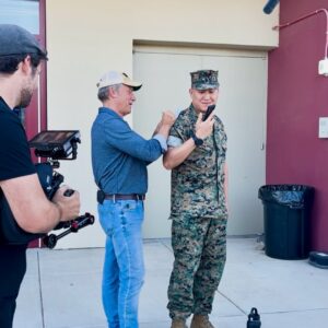 Mike Rowe Instagram - First of all, I want to thank everyone for your enduring patience as I continue to relentlessly plug the release of Something to Stand For, my shamelessly patriotic love-letter to America that appears in theaters nationwide today. I wanted to do something special for Independence Day, and this is it. Unfortunately, I suspect that many of you will be wondering if there’s anything left to stand for after today’s debate, which just happens to coincide with the release of this film.
 
Like you, I’m exhausted by the whole Bread and Circus dynamic and really wish our media would demand from the candidates a few concrete solutions to the problems vexing so many today. Alas, I doubt that will come to pass. Might I suggest, in the wake of all the angst and foreboding that will surely follow this bit of Kabuki, that you find a theater with the good sense to present my modest little film, and see for yourself the evidence that proves there are still a few things we can all agree are worth standing for?
 
Also, I’d like to thank the hundreds of Marines and Sailors who came out to see an advance screening of Something to Stand For at Camp Pendleton last Monday. I suppose I could have held the premiere in Hollywood or New York, but really – why would I do that? The movie was shot almost entirely in Oklahoma, and features over 300 actors from that great state, all of whom helped me pay an honest tribute to the people who built our country, and to those who defend it today. I can’t imagine a better venue, or a finer audience, than the one I encountered a few days ago. A special thanks to all those who waited in line afterwards to say hello and grab a pic. I’m flattered, and in your debt.
 
As for the rest of you, you know what’s coming next. Go watch the trailer if you haven’t seen it and get your tickets. Our house might be feeling a bit wobbly at the moment, but we’re built on a solid foundation. 
 
Link in bio.