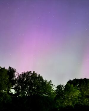 Mike Signorelli Instagram - Northern Lights in Northwest Indiana! If everything is a sign, then nothing is a sign. But if nothing is ever a sign, you’re missing some signs. Earthquakes in New Jersey, Tornados in Michigan…whether it’s all natural phenomena or a series of divinely orchestrated events—Lord, you have my attention. What do I think? I think we are dangling over the precipice of a new era. We are in a time of global transition. I keep seeing the word “CHANGE” in the spirit. Leaders aren’t ready. Parents aren’t ready. People aren’t ready. Change is a graduation for those who are ready, and it’s destructive for those who aren’t. To the wise virgins of Matthew 25, keep buying more oil. Keep your lamps full. May the colors that are visible at night be our lives burning bright for Christ!