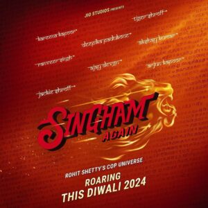 Milap Zaveri Instagram - 🔥 #SinghamAgain this Diwali! So proud to be a small part of this Humongous film! ❤️ #Dialogues Posted @withregram • @itsrohitshetty Sher aatank machata hai, zakhmi sher tabahi! See you in the cinemas once again
This Diwali! 

@adffilms 
@rohitshettypicturez 
@officialjiostudios 
@reliance.entertainment 
@cinergyofficial 
#SinghamAgain