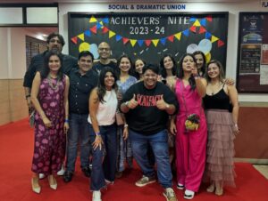 Milap Zaveri Instagram - What an amazing feeling to be back at @jaihindcollegeofficial for the 75th anniversary of the college and the @alumnijaihindcollege get together! 🤩❤️ Meeting old friends and reliving college days! Honestly the best times of our lives! On this stage I wrote my first play and directed for the first time! ❤️