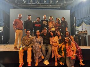 Milap Zaveri Instagram - What an amazing feeling to be back at @jaihindcollegeofficial for the 75th anniversary of the college and the @alumnijaihindcollege get together! 🤩❤️ Meeting old friends and reliving college days! Honestly the best times of our lives! On this stage I wrote my first play and directed for the first time! ❤️