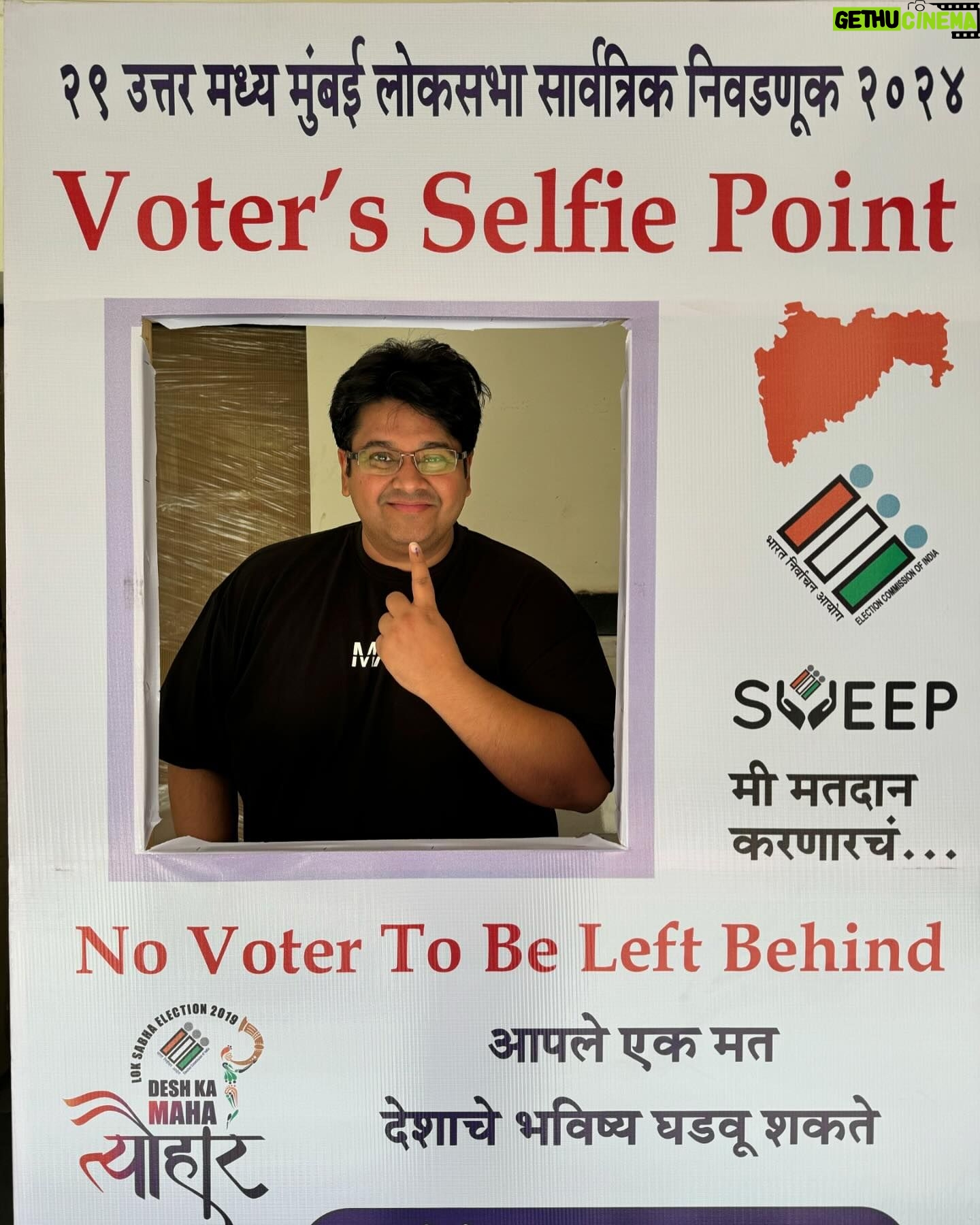 Milap Zaveri - 114 Likes - Did my civic duty and voted! Har ek vote zaroori hota hai! Vote now! 💪🙏