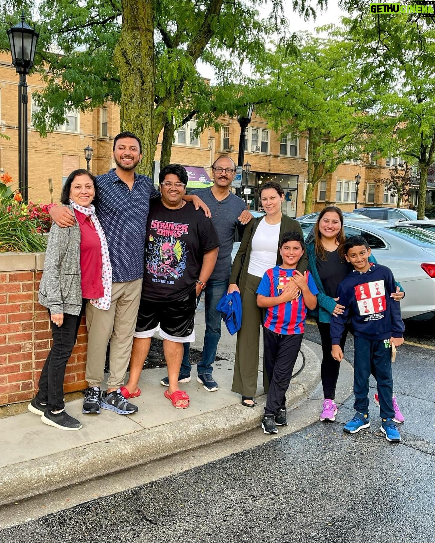Milap Zaveri - 94 Likes - We are family ❤️ Last evening together in chicago 🥰