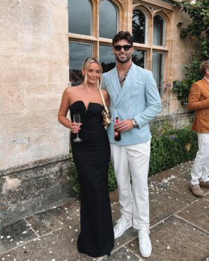 Millie Court Instagram - my bestie got married 🥹💍🫶🏼 

Firstly, how gorgeous does she look!!!! Secondly, I met Kat 6 years ago when I first started working at asos, where I had to welcome her into the non clothing team and train her in the BA role (which she then ended up being way better than me anyway and is now a buyer 👏🏼) and I had bright pink hair and a strong Essex accent, where her initial thought was.. this girl is nuts however we became best friends instantly. Alongside Chloe, Zoe, issy and created the best little long distance friendship group. We’ve all sadly moved on from asos over the years but no matter how far apart we all live now, when we get the chance to see eachother, it’s like we never left. Forever grateful to asos for giving me the best friends I could ask for. 

Matt (buzz lightyear) is the perfect man for Kat. I don’t think in the whole time we have been friends she’s ever complained about you (only once when u weren’t answering her FaceTime cos she was too pissed and being a pest lol) but honestly you guys are destined for eachother and I couldn’t be happier for you both. Both lovely, strong, funny and kind people that we’re all lucky to have the privilege of knowing.

Anyway that’s enough now but a little background history for anyone reading this. 😊 we had the most special day and I wish u both happiness and love for the rest of your lives ❤️

@katpjames @matthodgetts 

Xx