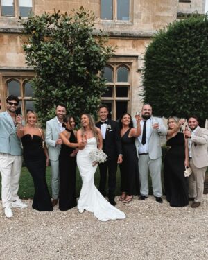 Millie Court Instagram - my bestie got married 🥹💍🫶🏼 

Firstly, how gorgeous does she look!!!! Secondly, I met Kat 6 years ago when I first started working at asos, where I had to welcome her into the non clothing team and train her in the BA role (which she then ended up being way better than me anyway and is now a buyer 👏🏼) and I had bright pink hair and a strong Essex accent, where her initial thought was.. this girl is nuts however we became best friends instantly. Alongside Chloe, Zoe, issy and created the best little long distance friendship group. We’ve all sadly moved on from asos over the years but no matter how far apart we all live now, when we get the chance to see eachother, it’s like we never left. Forever grateful to asos for giving me the best friends I could ask for. 

Matt (buzz lightyear) is the perfect man for Kat. I don’t think in the whole time we have been friends she’s ever complained about you (only once when u weren’t answering her FaceTime cos she was too pissed and being a pest lol) but honestly you guys are destined for eachother and I couldn’t be happier for you both. Both lovely, strong, funny and kind people that we’re all lucky to have the privilege of knowing.

Anyway that’s enough now but a little background history for anyone reading this. 😊 we had the most special day and I wish u both happiness and love for the rest of your lives ❤️

@katpjames @matthodgetts 

Xx