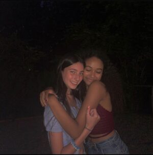 Millie Davis Instagram - happy birthday, you make me the happiest girl ever 💎💜🎀🎊💌