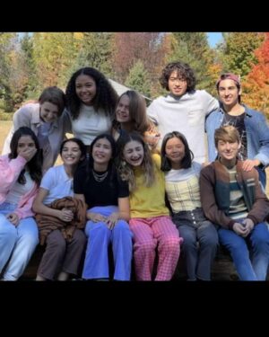 Millie Davis Instagram - The first episode of Popularity Papers came out last night 🥲 congratulations to the fantastic cast and crew for all the hard work and dedication during our 5 months of filming. I’ve met some of my best friends on this set that I will hold close to my heart forever !!❤️❤️ here are some of my favourite pics with my favourite people!  1. lunchtime giggles caught on camera 
2. A 10/10 Addison fit 
3. @callumshoniker and I taking fire selfies
4. The amazing director of episode one (@stefanbrogren )
5. My favourite photo from our gallery photoshoot day (featuring the one and only creator and show runner @the_vlin )
6. After one of the first days of filming, when I met some of the most important people to me 
7. Taking selfies with Chris and Keegan before the cameras started rolling 
8. Another BeReal with @lylaelli and @annamirodin 
9. More lunchtime giggles caught on camera
10. If you saw the first episode, you know what this is 😉