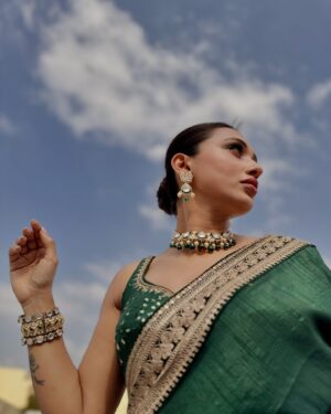 Mimi Chakraborty Instagram - 💚💚💚

📸: @stylebysumit