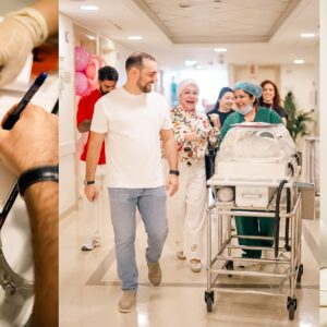 Mina Al Sheikhly Instagram - ٨ - ٨ - ٢٠٢٤ 
الساعة ١١:٣٠ صباحاً نور حياتنا نور العين إلياس 🤍

اجمل و احلى يوم بحياتنا جان يوم مليان خوف و توتر  من بدايته  لحد ما  دخلت  صالة العمليات و احنامامستوعبين راح نصير ام و اب .. عبالك حلم 🤍 ، تطلعون من غرفة و انتو ا مسؤولين عن ثمرة حب سنين صارت بروح و نورت حياتكم تريدون تنطوها كلشي حلو بهاي الدنيا من حب و عناية و رعاية 🤍 

الياس ماما و بابا يحبوك هوايه و محظوظين بيك و كل العائلة طايرة من الفرح بجيتك مليت حياتنا فرح و حب و بهجة 🤍👼🏼

شكراً لعائلتنا و اصدقائنا و دكتورة وفاء و الطاقم الطبي من فريق 
ميد كير  الي مقصرو ويانه و جانو ويانه بكل خطوة ساعدونا بكل لحظة و علمونا هواية اشياء ♥️ محظوظين بيكم 

الامومة شي رائع 🥹🤍 
اختفيت عليكم لانو حبيت استمتع بكل لحظة و استوعب اجمل لحظات حياتي وياه نور عيني و ابد مو سهلة بس سبحانك يا ربي رغم كل التعب الجسدي و النفسي الي تمرون بي  الله يزرع بيكم قوة و طاقة متعرفون من وين تجي حتى تنطون هذه الحب و الحنان كله لاجمل شي بحياتكم 🤍 ادعي من كل قلبي الله يرزق كل محروم هذا الشعور 🙏

شكراً الكم كلكم على الحب و السؤال شكراً على مسجاتكم و اتصالاتكم و  الورد و الهداية الي دزيتوها♥️ محظوظين بيكم 

انحبكم اني و نيلسون و الياس 🤍

📸 - @3addn 

#myhappymoments #minasjourney #newborn