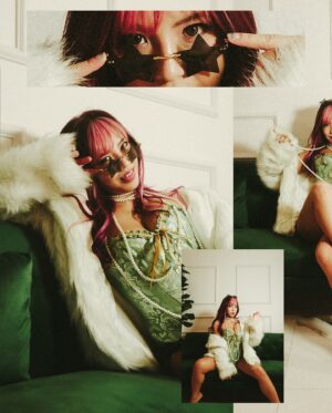 Mina Shirakawa Instagram - ☘️💚green & gold💛✨

Working with Mina was so much fun! She’s so silly & sweet, & she stole the show with this look! The green corset matched the green couch perfectly, & the pearls were a great vibe. So much more is to come from this fun day, stay tuned!

Model :: @mina_shirakawa 
Studio :: @theewstudios716 
Taken with the @canonusa R6 w/ 24-70mm f/2.8 lens
#theeditorialstyle