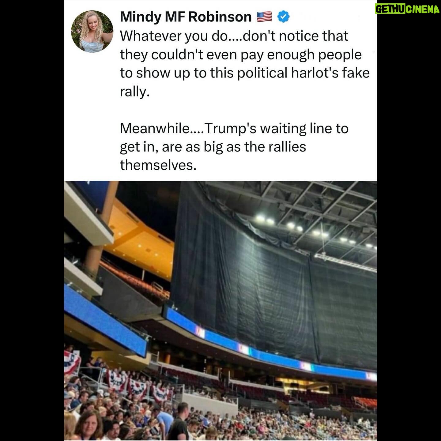 Mindy Robinson - 1.8K Likes - Without covid as an excuse, the fake news media has nothing....