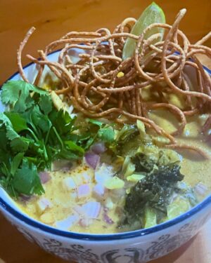 Ming Tsai Instagram - Wow, amazing meal @eatatshan Chef @jarrett_wrisley is the real deal. the Dan Dan noodles and Lamb Noodles were off the hook as was the pork belly and 3 Treasure veg. All super tasty and popping with flavor. Best Asian meal in #bzn. Thanks team as service and vibe are also spot on. #attitudeofgratitude #youarewhatyoueat #asian #chinese #thai Also, congrats on your @beardfoundation nomination as Best New Restaurant in the USA, well deserved!  Thanks for connecting us @pawkhrua