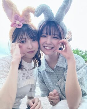 Mio Kudo Instagram - 夢の国行っちゃう！？で急遽行ってきました🫶
たのしかったな〜〜！！！
ずっとはしゃいでた1日でした☺️
(1枚目の写真、耳でハート作っているの気づきました？🥰)