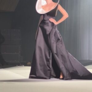 Miss Fame Instagram - Elegance lives on with @stephanerolland_paris #hautecouture. I was taken by the collection. Restoring my faith in glamour. Styled by @timothegrandchavin assist @fantinheiberg | custom color and hairstyle @parizhair. Merci beaucoup #MissFame #MissFashion #Paris #stephanerolland #stephanerollandcouture