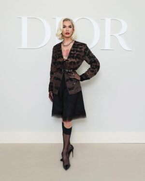 Miss Fame Instagram - The @dior #Doll for the #Summer2025 men’s collection. I love you forever @mrkimjones. Congratulations always. Styled by @laurentdombrowicz assisted @atelier.fhd | hair custom cut, color and style in #DiorBlonde @parizhair | thank you @morgandesteur @maouchi always