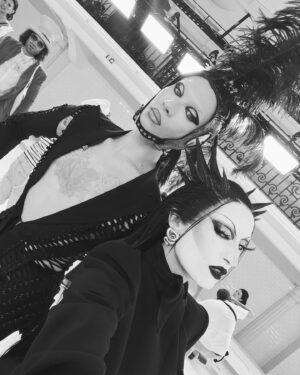 Miss Fame Instagram - Mistress FAME for @jeanpaulgaultier x @nicolas.difelice. Styled with impact by @laurentdombrowicz wearing a look by #JeanPaulGaultier himself | headpiece by @lorenzoseghezzi | assisted by @atelier.fhd | hidden hair @parizhair | image 1 & 2 @gorbun_roman #MissFame #MissFashion #hautecouture #Paris #nicolasdifelice