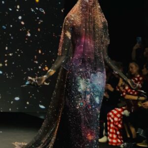 Miss Fame Instagram - Super sonic - Vivid dreams @robertwun. An outstanding collection of fantasies that release you to the elements and beyond our stratosphere. Styled by @timothegrandchavin assisted styling @fantinheiberg | custom color and wig style @parizhair | wearing @robertwun  #hautecouture | photo 1-3 @fabrisflorencia | last photo @monsieur.alpha.photo #MissFame #Missfashion #Paris #robertwun