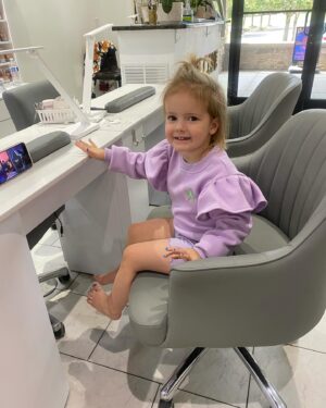 Missy Franklin Instagram - I’ve always been more of an experience person than a gift person. When I asked Cait Cait what she wanted for her birthday this year, the one thing she really asked for was to go and get her nails done. 

Let me tell you, watching my three year old getting SO excited to pick out her color (her favorite blue, of course💙) sit there as still as possible and be so patient while they dried, almost brought me to tears. 

Being a mom and having a daughter is magical in a million ways. But one of my favorites is a child’s ability to make a random Tuesday with no significance whatsoever, one of the most magical days of your life. Getting my nails done with my daughter is something I’ve always dreamt of doing, and I can’t believe I’m actually getting to do it. 

Cait Cait, you are pure magic. You’re my best friend. And I can’t believe I’m one of the luckiest people in the world to have a front row seat to your life. 

PS: Mom’s. Fair warning. Nail polish makes your child look at least three to four years older. Prepare emotionally.