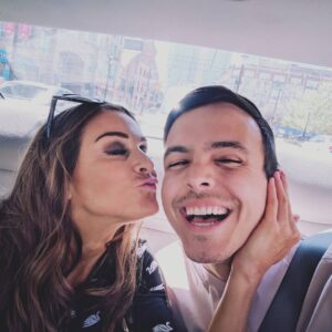 Mitchell Moffit Instagram - Reunited with bae @nikkigrahame1 😍😘