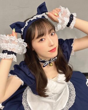 Mizuki Fukumura Instagram - 10月の#ふくの日 は
皆さんと楽しい時間楽しい時間を過ごせました♡

メンバー皆でハロウィンしたよ🕸

私は猫耳メイドならぬ、、、
ウマムスメイド💙🤍

耳がウマ娘みたいでこれにしました🤣

29日、皆さんはいいふくに出会えたかな～？

#73rdシングル #盛りだくさん会
#morningmusume23 #モーニング娘 #morningmusume #モーニング娘23 #譜久村聖 #ウマ娘 #メイド #ハロウィン