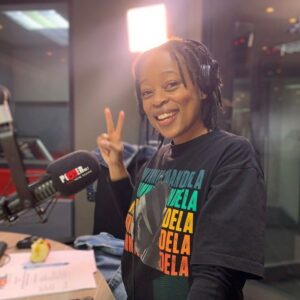 Mmabatho Montsho Instagram - Thank you to the @powerfm_987 team for inviting me to the #987woman takeover. I never imagined co-hosting a whole BREAKFAST show! Thanks to my lovely co-host @masego_rahlaga all the guests who participated and all the messages and calls. Happy women’s day.