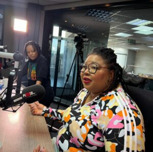 Mmabatho Montsho Instagram - Thank you to the @powerfm_987 team for inviting me to the #987woman takeover. I never imagined co-hosting a whole BREAKFAST show! Thanks to my lovely co-host @masego_rahlaga all the guests who participated and all the messages and calls. Happy women’s day.
