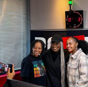 Mmabatho Montsho Instagram - Thank you to the @powerfm_987 team for inviting me to the #987woman takeover. I never imagined co-hosting a whole BREAKFAST show! Thanks to my lovely co-host @masego_rahlaga all the guests who participated and all the messages and calls. Happy women’s day.