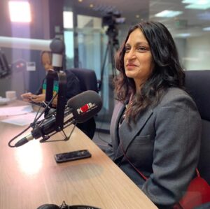 Mmabatho Montsho Instagram - Thank you to the @powerfm_987 team for inviting me to the #987woman takeover. I never imagined co-hosting a whole BREAKFAST show! Thanks to my lovely co-host @masego_rahlaga all the guests who participated and all the messages and calls. Happy women’s day.