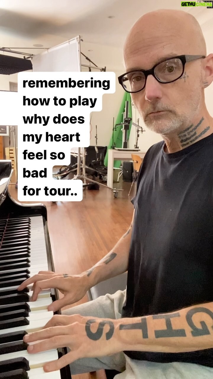 Moby - 22.8K Likes - Remembering how to play Why Does My Heart Feel So Bad for September tour.