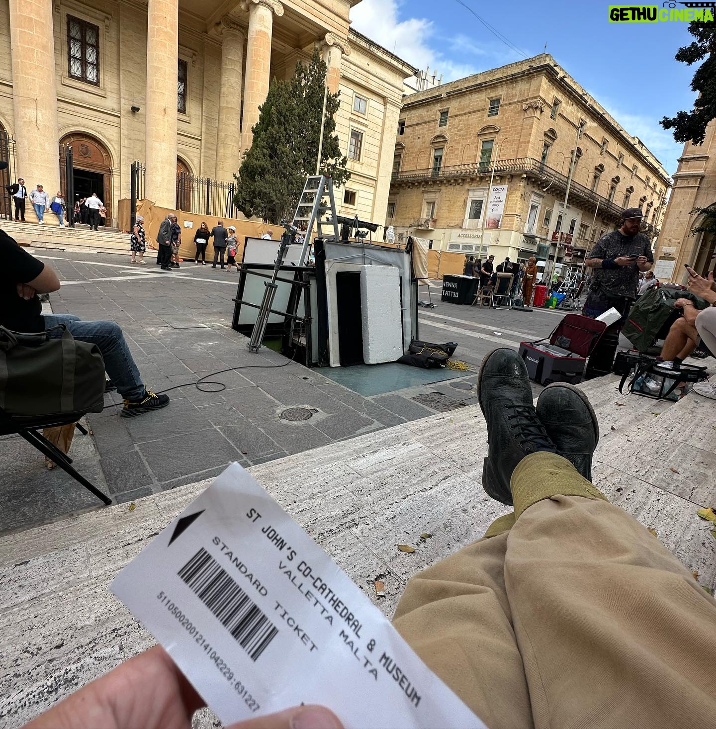 Moe Dunford - 868 Likes - To skive off or not .. saw a Caravaggio before the cameras rolled on last day .
I skived .
Will miss this team in their amazing country 🇲🇹 #Xelter #Malta 🫡