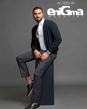 Mohamed Al Sharnuby Instagram - @enigmamagazine ‘s November Issue Cover
.
Photography: Emad Kassem @emadkassemofficial
Styling: Hoda Wahby @hodawahby
Outfit: @lecollezionieg 
Cover Design: Ehab Magdy @ehab_william24
Cover Story: Mohamed Hesham @iammohamedhesham
#covershoot