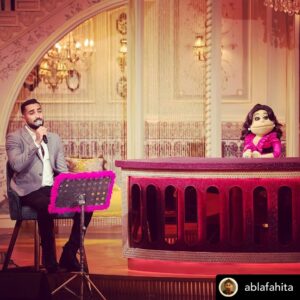 Mohamed Al Sharnuby Instagram - @ablafahita الحب كله ❤️❤️ الليلة دي لايف من #الدوبلكس على @ontv  @sharnouby
