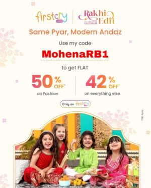 Mohena Singh Instagram - #collaboration with FirstCry 
It’s going to be Ayaansh’s first Rakshabandhan celebration with his new born little sister ,Gaurita. I don’t think they understand the concept right now. But just like any other ‘sanskaar’ we as parents want to give them the sanskaar of siblings being there for each other and loving each other through thick and thin.  Ayaansh , Gaurita and Shriyansh have just begun their journey of being brothers and sister and this relationship will get stronger and deeper with time. Rakshabandhan is just the perfect occasion to honour this wonderful bond. 
Like every occasion we want our children to wear cultural and traditional outfits. We are proud of our heritage and want our children to inculcate that pride in themselves as well. 
FirstCry is our go-to platform for anything under the sun for our kids. It’s amazing that they have such a huge collection of ethnic wear and these outfits were just perfect! 
We ordered clothes , accessories, gifts and everything we needed and have never been disappointed !
If you want to shop from FirstCry and get the best deals , then use my code MohenaRB1 to get flat 50% off on fashion and 42% off on everything else. 
I’m sure you will get everything you need. Happy Shopping, Happy Rakshabandhan!
@firstcryindia 

#firstcryrakhi24 #firstcrykirakhi #FussNowAtFirstcry #FirstcryIndia #Firstcry #ShopAtFirstcry #FussyIsFantastic  #rakshabandhan #kidsethnicwear