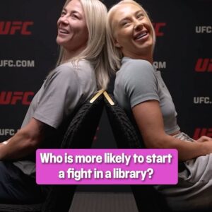 Molly McCann Instagram - Who is more likely: with @meatballmolly and @shaunabannon_ 🫣🤣

#UFC304 | 1AM | LIVE on TNT Sports 1 and discovery 