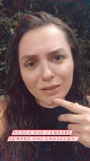 Monica Iozzi Instagram - #nuncafoicamparisemprefoigroselha Vídeo que contém ironia.
