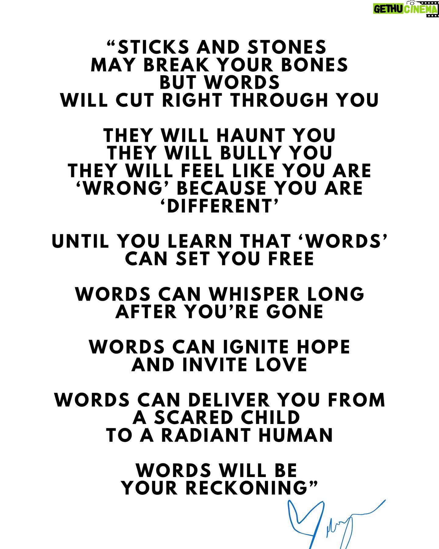 Morgxn - 3 Likes - as pride month comes to a close I wanted to share a piece of the speech I wrote when I accepted the award for Voice of Change from the @tnpridechamber
we all grew up hearing “sticks and stones may break your bones but words will never hurt you”
I can fully say that is a lie and so I rewrote it to reflect the life that I have lived.
Every year I feel more and more grace for the scared child inside that was terrified being LGBTQ was an ending.
I see that it’s a beginning … but it’s something you have to claim for yourself over and over again in a million ways.
And as my voice grows stronger, the comments and DMs I receive are growing just as loudly.
But I’ve never felt prouder to be myself. Flaws and all.
And I hope you find the courage to write your way through this becoming as well.
Happy #pride to all. Got something special to share with you tomorrow 👀👀👀👀