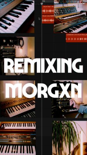 Morgxn Instagram - This is (sorta) how I did it. Well, at least, this is (most) of what in the final remix. Ah fuck it, this is actually a vastly oversimplified version of what actually went into this remix, but how does one capture all the nuance of creating a remix in a 90 second video that holds people’s attention? Impossible. Anyway, I had loads of fun working on this remix and discovering all the cool little hidden gems in the original stems, if you’d like to hear the full track follow the link in our bioooo