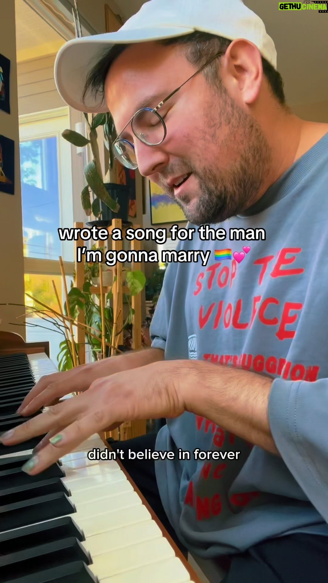 Morgxn - 3 Likes - didn’t believe in forever ….
but I believe in forever right now 🌈💕
.
.
.
.
.
.
.
.
.
.
.
.
#weddingsong #queerlove #lgbtq #engagement