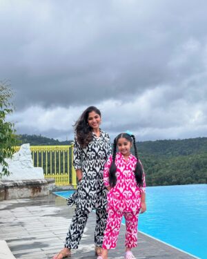 Muktha Instagram - 🩵🩶🩷

Attire @biglittlescouture