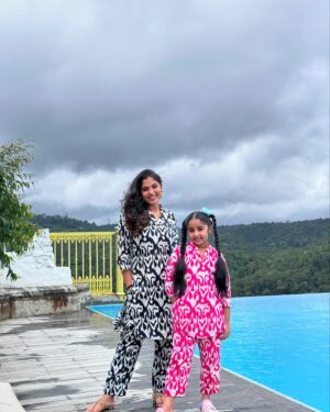 Muktha Instagram - 🩵🩶🩷

Attire @biglittlescouture
