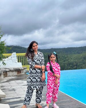 Muktha Instagram - 🩵🩶🩷

Attire @biglittlescouture