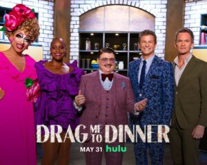 Murray Hill Instagram - Holy shit! It's happening! I'm excited to announce I'm hosting @hulu new show DRAG ME TO DINNER 🍽️ starring the world's top drag queens competing to serve up the most snatched dinner parties ever 🏳️‍🌈 The esteemed judges @nph @dbelicious @thebiancadelrio @haneefahwood decide a winner each episode.  We had a blast filming this show 🤡 It's wild, silly, hilarious and very unscripted!! I'm thrilled and truly honored to be a king amongst queens! #dragmetodinner
.
.
suit: @sharpe.haus 
shirt: @cegonyc
specs: @caddis_life 
pomade: @layriteofficial
hmu: @theokoganmakeup