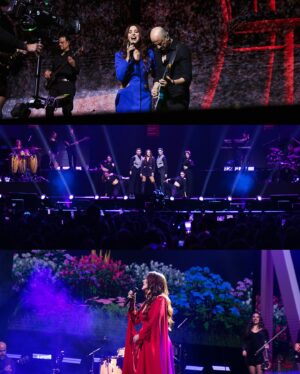 Myriam Hernández Instagram - Aún no puedo creer la hermosa noche que vivimos el día de ayer 🤍 mi corazón no da más de felicidad por todo el amor que me brindaron en cada canción que cantamos juntos!!
Gracias infinitas por ser parte de #invencibleworldtour 🇨🇱😘

📸 @fernando.fotografias 
Styling @loreheviabravo 
Maquillaje @pupi.beauty 
Cabello @cotte.burgosg 
Asistente fotografía @weffphoto