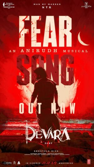 N. T. Rama Rao Jr. Instagram - #FearSong is all yours… #Devara