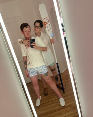 ND Stevenson Instagram - “You’re the brother I never had. I’m the brother you never had. I would do anything for you, Dickie.”

(Keeping up the time-honored Halloween tradition of dressing as Gays with Murderous Intent)