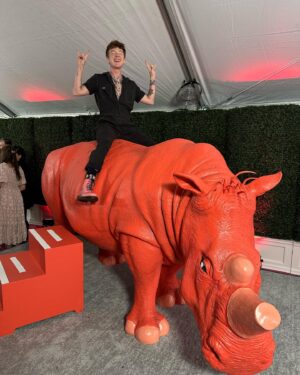 ND Stevenson Instagram - The rhino almost convinced me that this was definitely a dream……
5 MORE DAYS TO NIMONA ON NETFLIX ⚔️💥🤘🦈